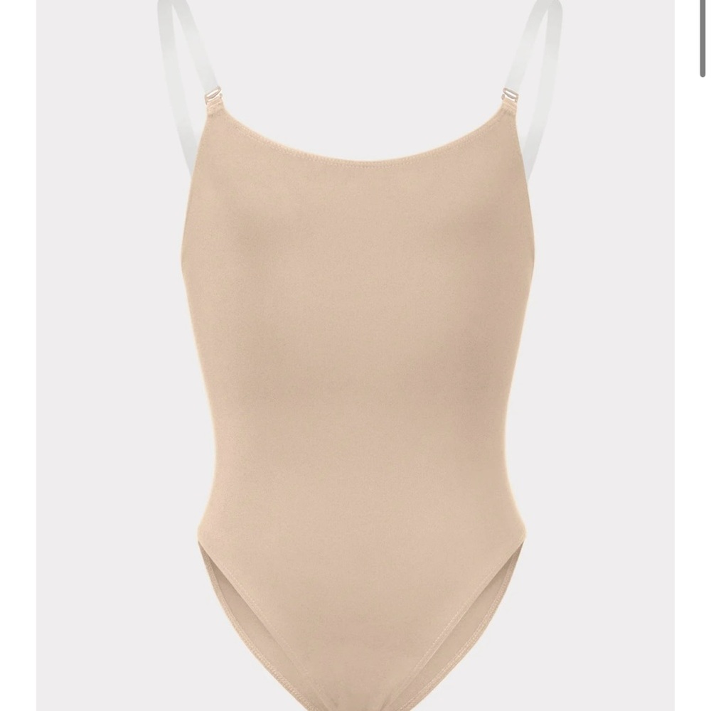NEW Bloch Girls Auva Adjustable Strap Bodysuit